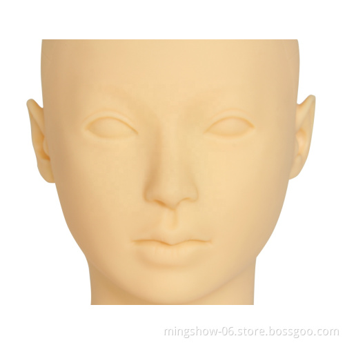 Cheap Plastic Make Up Realistic Female Mannequin Head for Wig Display